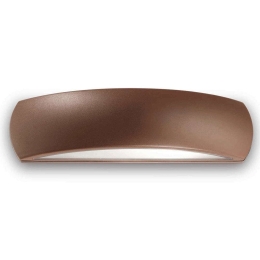 Φωτιστικό Τοίχου - Απλίκα Giove 163598 33x10x8cm 1xE27 60W Coffee Ideal Lux
