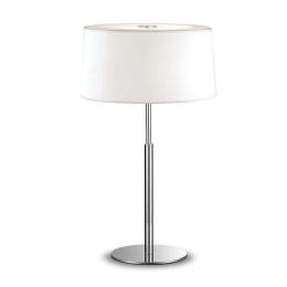Φωτιστικό Επιτραπέζιο Hilton 075532 30x49cm 2xE14 40W White Ideal Lux