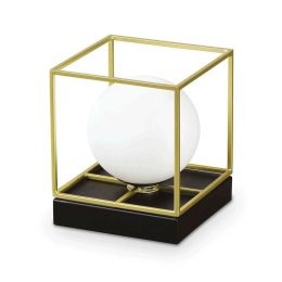 Φωτιστικό Επιτραπέζιο Lingotto 259222 12x15x12cm 1xG9 28W Gold-Black Ideal Lux