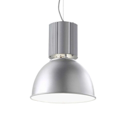 Φωτιστικό Οροφής Hangar 100326 32x55/170cm 1xE27 60W Silver Ideal Lux