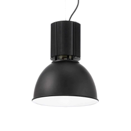 Φωτιστικό Οροφής Hangar 100333 32x55/170cm 1xE27 60W Black Ideal Lux