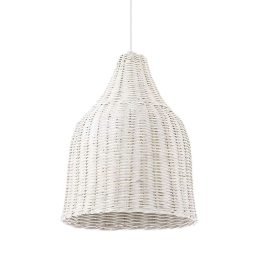 Φωτιστικό Οροφής Haunt 159256 35x51/260cm 1xE27 60W White Ideal Lux