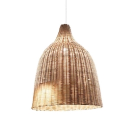 Φωτιστικό Οροφής Haunt 159812 35x51/260cm 1xE27 60W Natural Ideal Lux