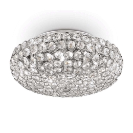 Φωτιστικό Οροφής-Πλαφονιέρα King 075419 38x16cm 5xG9 40W Chrome Ideal Lux