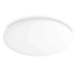 Φωτιστικό Οροφής-Πλαφονιέρα Level 261164 40x8,5cm LED 22,5W 3000K White Ideal Lux