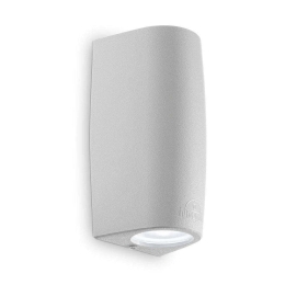 Φωτιστικό Τοίχου Keope 147796 9x16,5x7,5cm 2xGU10 6W 4000K IP55 Grey Ideal Lux