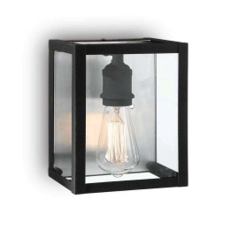 Φωτιστικό Τοίχου-Απλίκα Igor 092836 17x23x13,5cm 1xE27 60W Black Ideal Lux