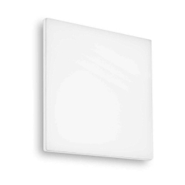 Φωτιστικό Οροφής-Πλαφονιέρα Mib Square 202921 30x5x30cm LED 19W 4000K IP65 White Ideal Lux Μέταλλο,Αλουμίνιο