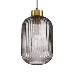 Φωτιστικό Οροφής Mint-3 237510 20x36/245cm 1xE27 60W Smoke Ideal Lux