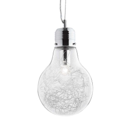 Φωτιστικό Οροφής Luce 033679 22x45/257,5cm 1xE27 60W Clear Ideal Lux