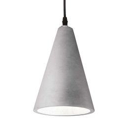 Φωτιστικό Οροφής Oil-2 110424 15x26/235cm 1xE27 15W Concrete Ideal Lux