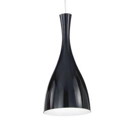 Φωτιστικό Οροφής Olimpia 012919 20x46/255cm 1xE27 60W Black Ideal Lux