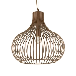 Φωτιστικό Οροφής Onion 205304 47x50/259cm 1xE27 60W Coffee Ideal Lux