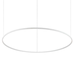 Φωτιστικό Οροφής Oracle Round 285078 150x9/210cm LED 87W 4000K White Ideal Lux