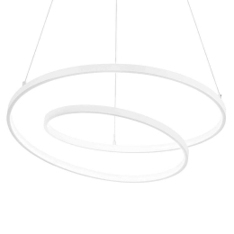 Φωτιστικό Οροφής Oz 253664 80x39/150cm LED 59W 3000K White Ideal Lux