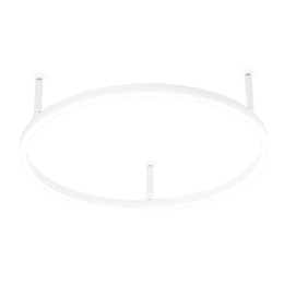 Φωτιστικό Οροφής-Πλαφονιέρα Oracle Round 266015 90x7cm LED 55W 3000K White Ideal Lux