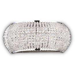 Φωτιστικό Τοίχου-Απλίκα Pasha' 082264 25,5x12x11,5cm 3xG9 40W Chrome Ideal Lux