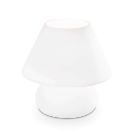 Φωτιστικό Επιτραπέζιο Prato 074726 16,5x18,5cm 1xE14 40W White Ideal Lux