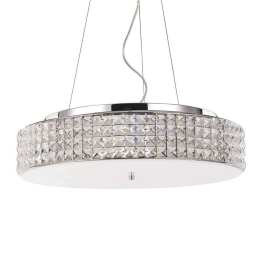 Φωτιστικό Οροφής Roma 093048 50x18,5/227,5cm 9xG9 40W White Ideal Lux