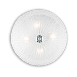 Φωτιστικό Οροφής-Πλαφονιέρα Shell 008615 50x20cm 4xE27 60W Clear Ideal Lux