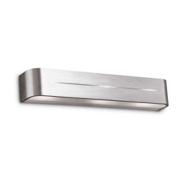 Φωτιστικό Τοίχου-Απλίκα Posta 009933 50x8x8cm 3xE14 40W Silver Ideal Lux