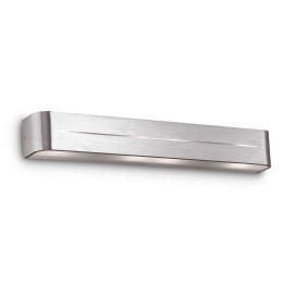 Φωτιστικό Τοίχου-Απλίκα Posta 009957 62x8x8cm 4xE14 40W Silver Ideal Lux