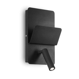 Φωτιστικό Τοίχου-Απλίκα Read 176550 5x25x7,5cm LED 3W 3000K Black Ideal Lux