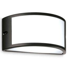 Φωτιστικό Τοίχου - Απλίκα Rex 322728 25x13x12cm 1xE27 60W Black Ideal Lux
