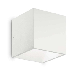Φωτιστικό Τοίχου - Απλίκα Rubik 149745 10x10x10cm Led 730lm 8,5W 4000K White Ideal Lux
