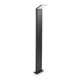 Φωτιστικό Δαπέδου Style 209906 13,8x12,3x100cm Led 1100lm 9W 4000K Anthracite Ideal Lux