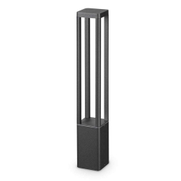 Φωτιστικό Δαπέδου Tifone 250953 8,5x65,5x8,5cm LED 8,5W 3000K IP65 Anthracite Ideal Lux