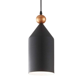 Φωτιστικό Οροφής Triade-1 194684 15,5x52/192,5cm 1xE27 42W Grey Ideal Lux
