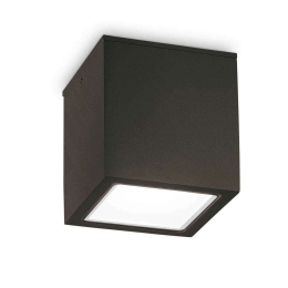 Φωτιστικό Οροφής - Σποτ Techo 251578 9x9x9,5cm 1xGU10 20W Black Ideal Lux