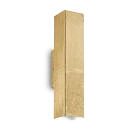 Φωτιστικό Τοίχου-Απλίκα Sky 136899 6x30x8cm 2xGU10 28W Gold Ideal Lux