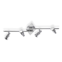 Πλαφονιέρα Slem 018850 71,5x16x22cm 4xGU10 50W Nickel Ideal Lux