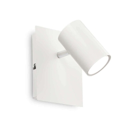Φωτιστικό Τοίχου-Απλίκα Spot 156729 12x15x13cm 1xGU10 50W White Ideal Lux