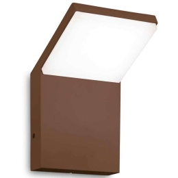 Φωτιστικό Τοίχου - Απλίκα Style 322704 10x10,4x16,4cm Led 1050lm 9W 3000K Coffee Ideal Lux
