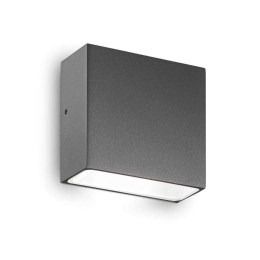 Φωτιστικό Τοίχου - Απλίκα Tetris 113753 10x4x9cm 1xG9 15W Anthracite Ideal Lux