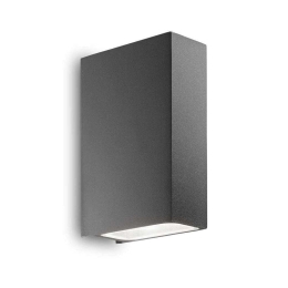 Φωτιστικό Τοίχου-Απλίκα Tetris-2 113791 4x13x9cm 2xG9 15W IP44 Anthracite Ideal Lux