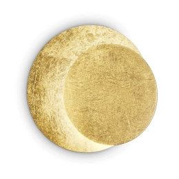 Φωτιστικό Τοίχου-Απλίκα Tick 238944 18x7cm LED 7,5W 3000K Gold Ideal Lux