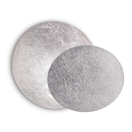 Φωτιστικό Τοίχου-Απλίκα Tick 238951 18x7cm LED 7,5W 3000K Silver Ideal Lux