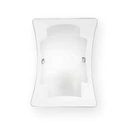 Φωτιστικό Τοίχου-Απλίκα Triplo 026473 21,5x27,5x10cm 1xE27 60W White Ideal Lux