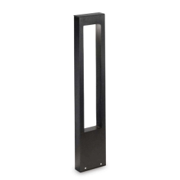 Φωτιστικό Δαπέδου Vega 136059 15x80x5cm 1xG9 15W IP44 Black Ideal Lux