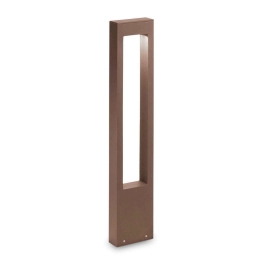 Φωτιστικό Δαπέδου Vega 213361 15x80x5cm 1xG9 15W IP44 Coffee Ideal Lux
