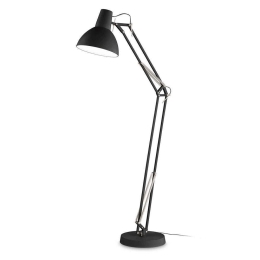 Φωτιστικό Δαπέδου Wally 265292 28x160x70cm 1xE27 42W Black Ideal Lux