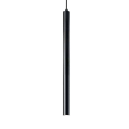 Φωτιστικό Οροφής Ultrathin Round 156699 3x60/255cm LED 11,5W 3000K Black Ideal Lux