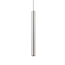 Φωτιστικό Οροφής Ultrathin Round 187662 3x60/255cm LED 11,5W 3000K Chrome Ideal Lux