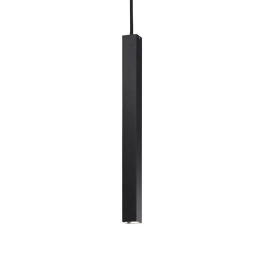 Φωτιστικό Οροφής Ultrathin Square 194202 3x60/255x3cm LED 11,5W 3000K Black Ideal Lux