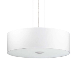 Φωτιστικό Οροφής Woody 103242 60x24/233cm 5xE27 60W White Ideal Lux