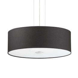 Φωτιστικό Οροφής Woody 105628 60x24/233cm 5xE27 60W Black Ideal Lux